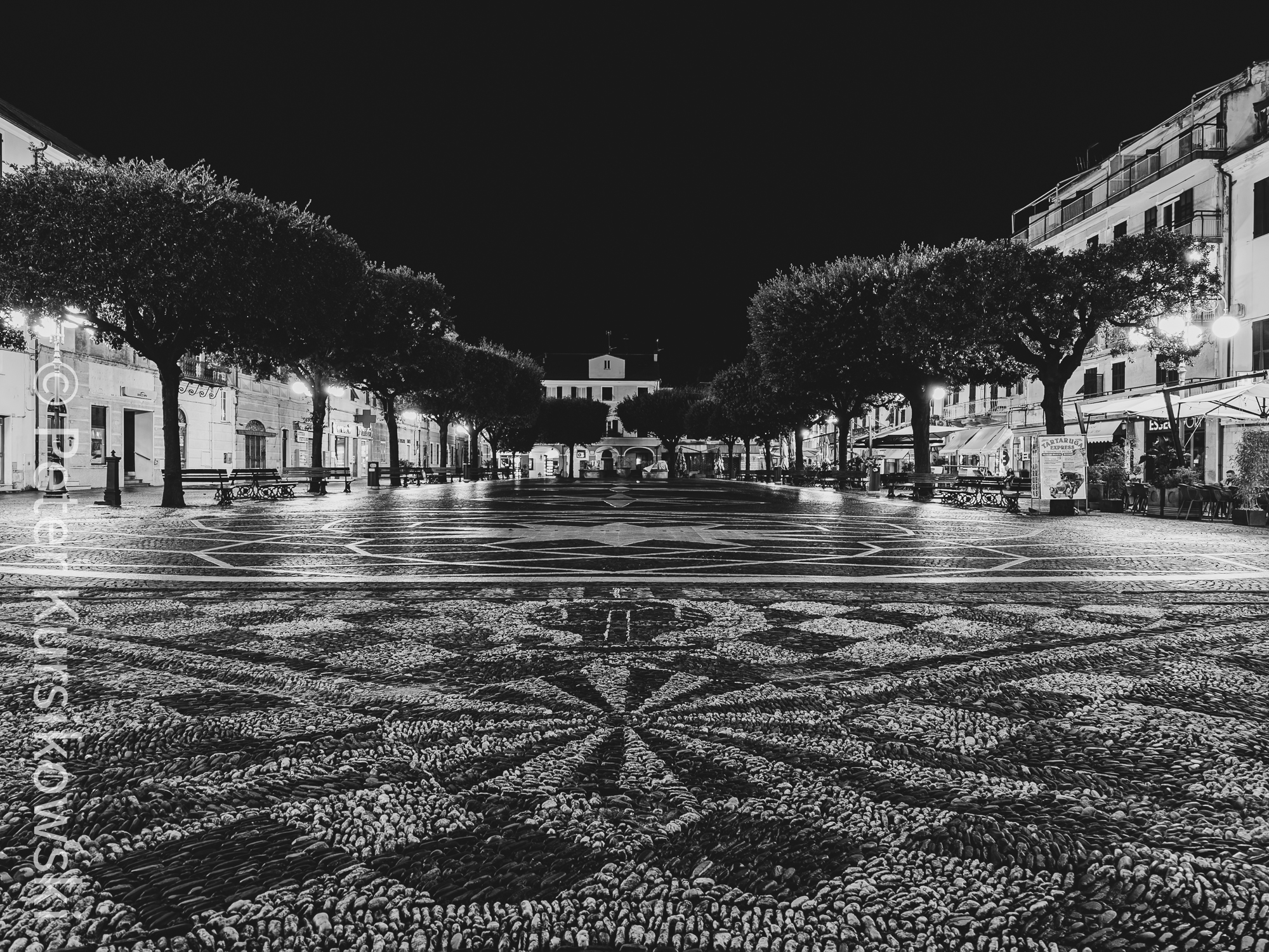 Bei schlechtem Wetter hat man die Stadt auch manchmal ganz alleine für sich.